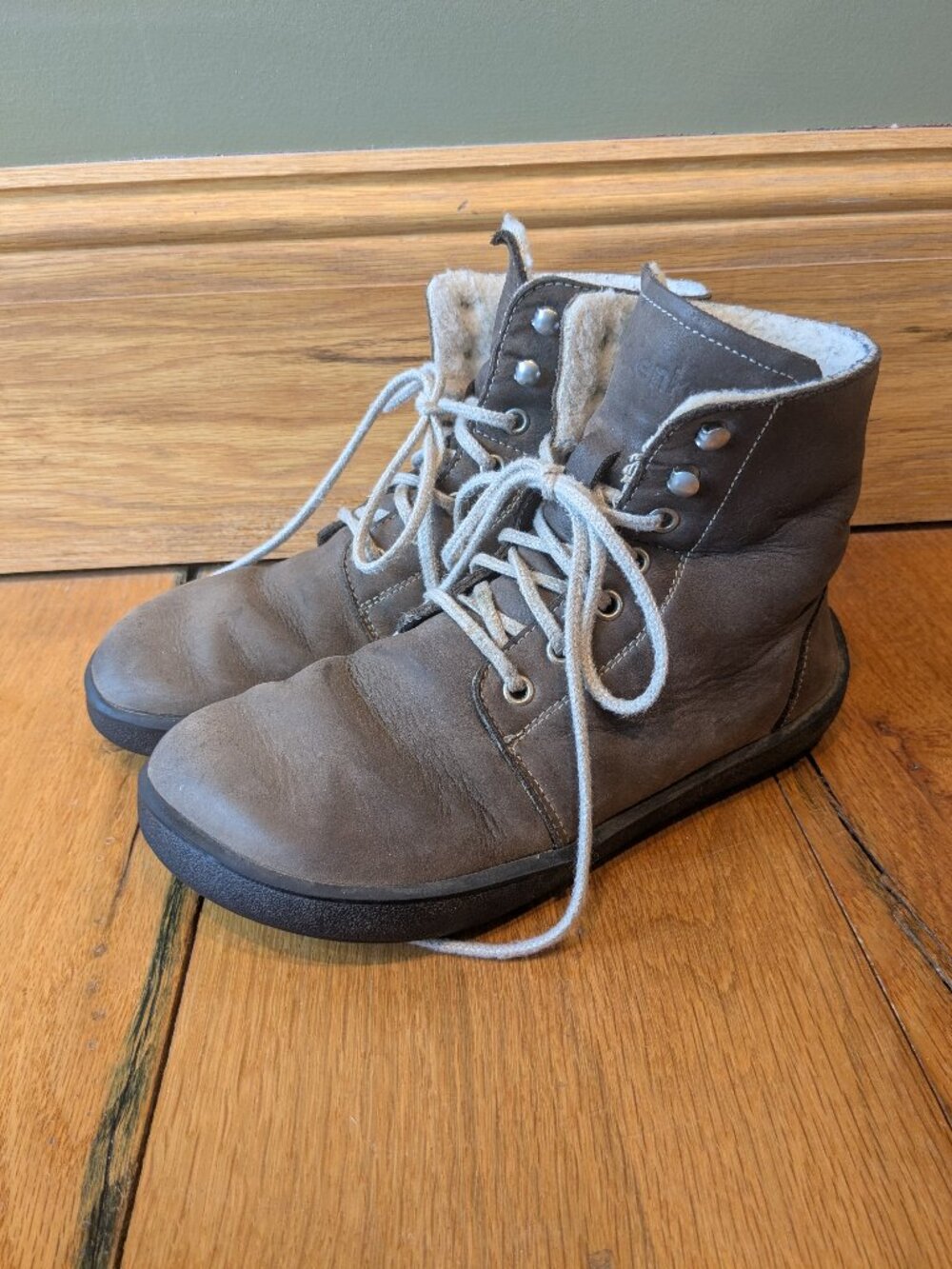 Be Lenka Winter 3.0 Boots EU 37 US 6 6.5 Brown Fleece Zero Drop Barefoot Minimal